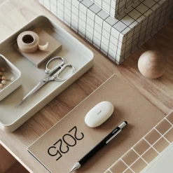 GRANIT Sudd Oval Vit- Skrivbordstillbehör