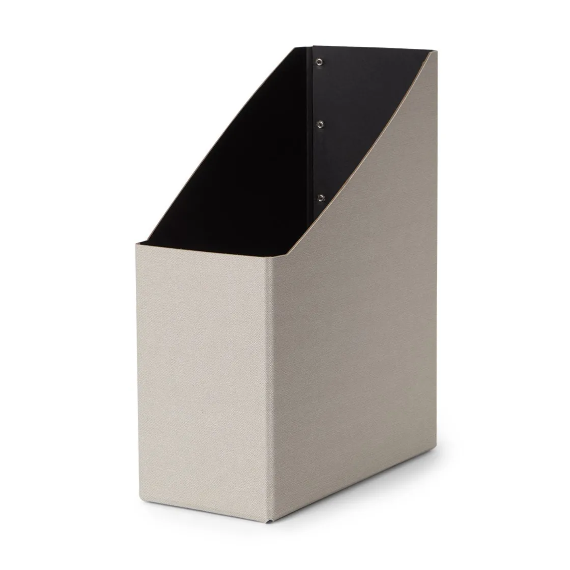 GRANIT Tidskriftssamlare 12x25cm Beige- Skrivbordsförvaring