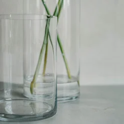 GRANIT Vas Glas Cylinder 20x15cm- Vaser|Juldekorationer