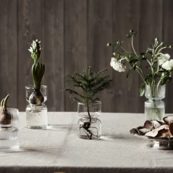 GRANIT Vas Hyacint Klarglas 15x8cm- Vaser|Juldukning