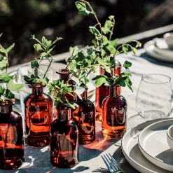 GRANIT Vas Stickling Hög 12x5,7cm Amber- Vaser|Juldukning