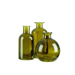 GRANIT Vas Stickling Hög 12x5,7cm Olivgrön- Växt- & Odlingstillbehör|Vaser