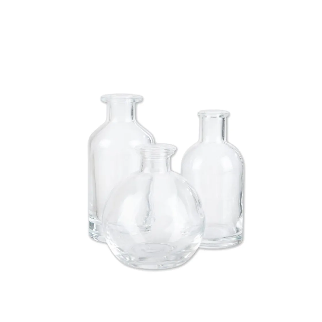 GRANIT Vas Stickling Rund 10x8,8cm Klar- Växt- & Odlingstillbehör|Vaser