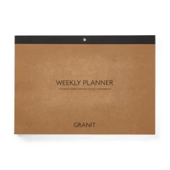 GRANIT Veckoplan A4- Skrivbordstillbehör|Kalendrar & Skrivblock
